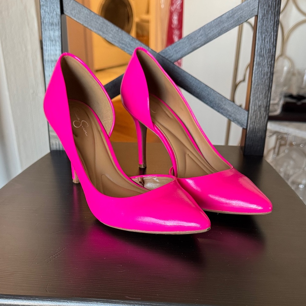 Jessica Simpson Hot Pink Heels